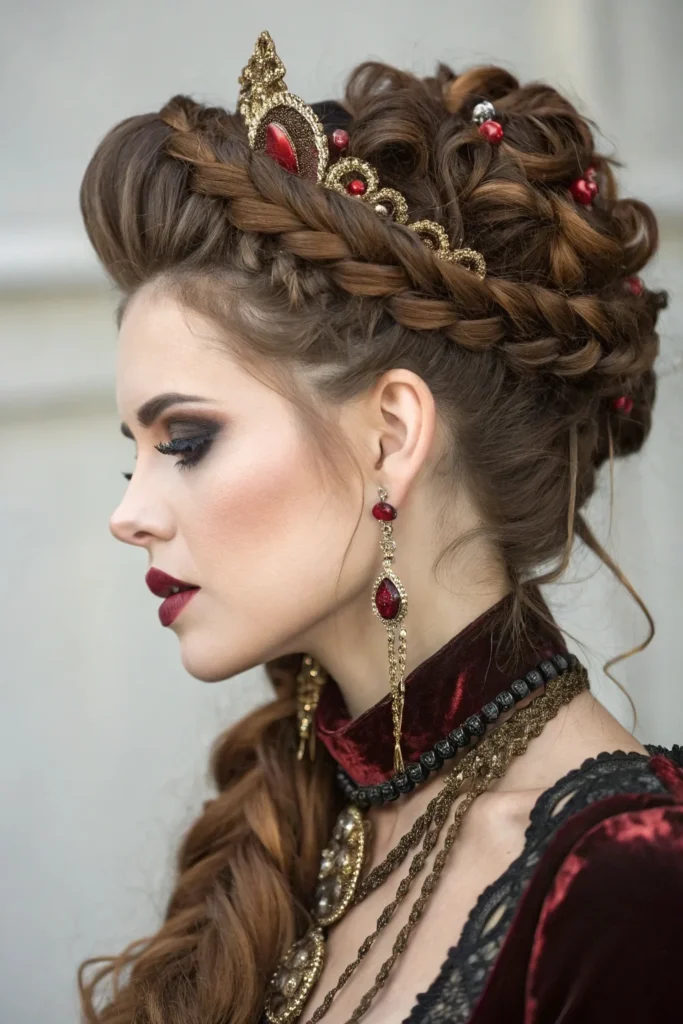 Vampire Hairstyles for Women: Top Halloween Looks to Dazzle and Terrify 10 FJ9
