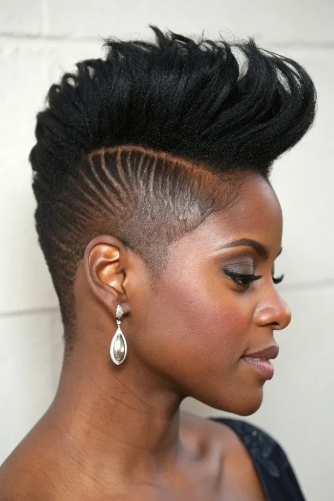 Chic Feathered Hairstyles for Black Women 36 HG16