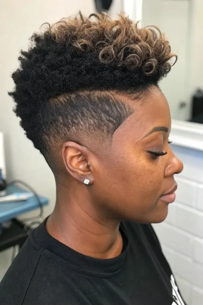 Chic Feathered Hairstyles for Black Women 29 HG9
