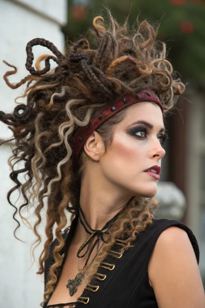 Pirate Hairstyles for Women: Stunning Halloween Hair Ideas to Steal the Show 25 JH4