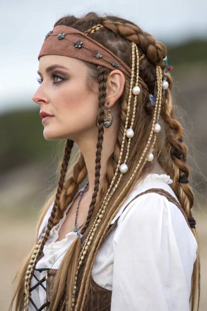 Pirate Hairstyles for Women: Stunning Halloween Hair Ideas to Steal the Show 26 JH5