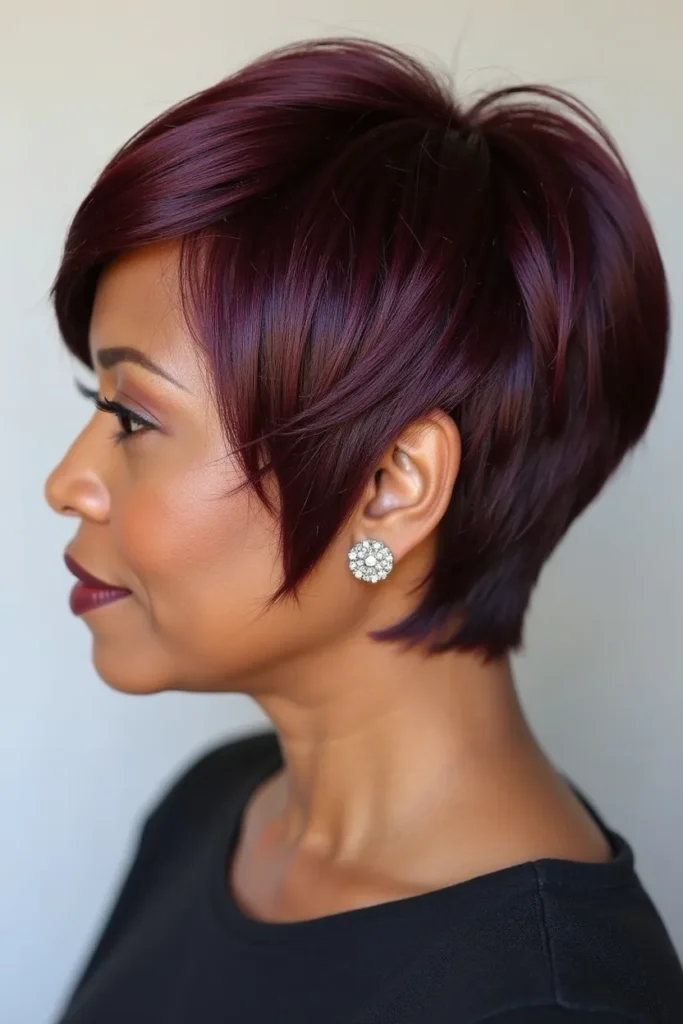 Stunning Short Hairstyles for Older Black Women: Elegant Cuts That Celebrate Your Beauty 25 LK3