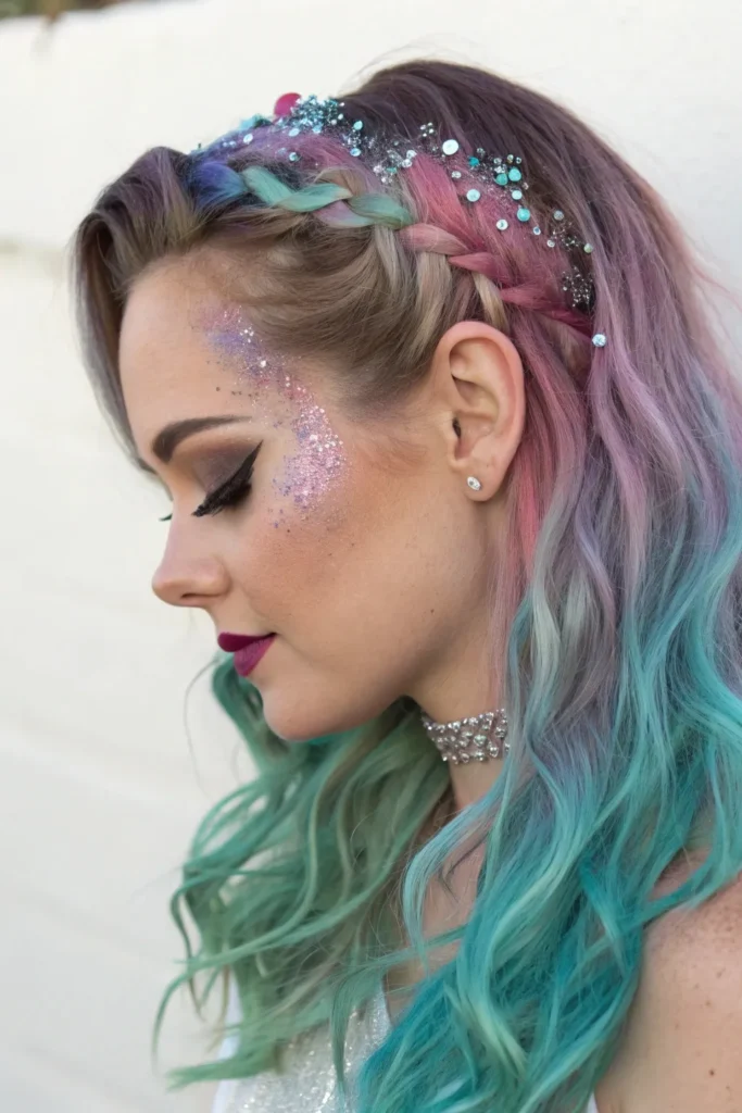 Stunning Mermaid Hairstyles for a Magical Halloween Look 14 LL13 1