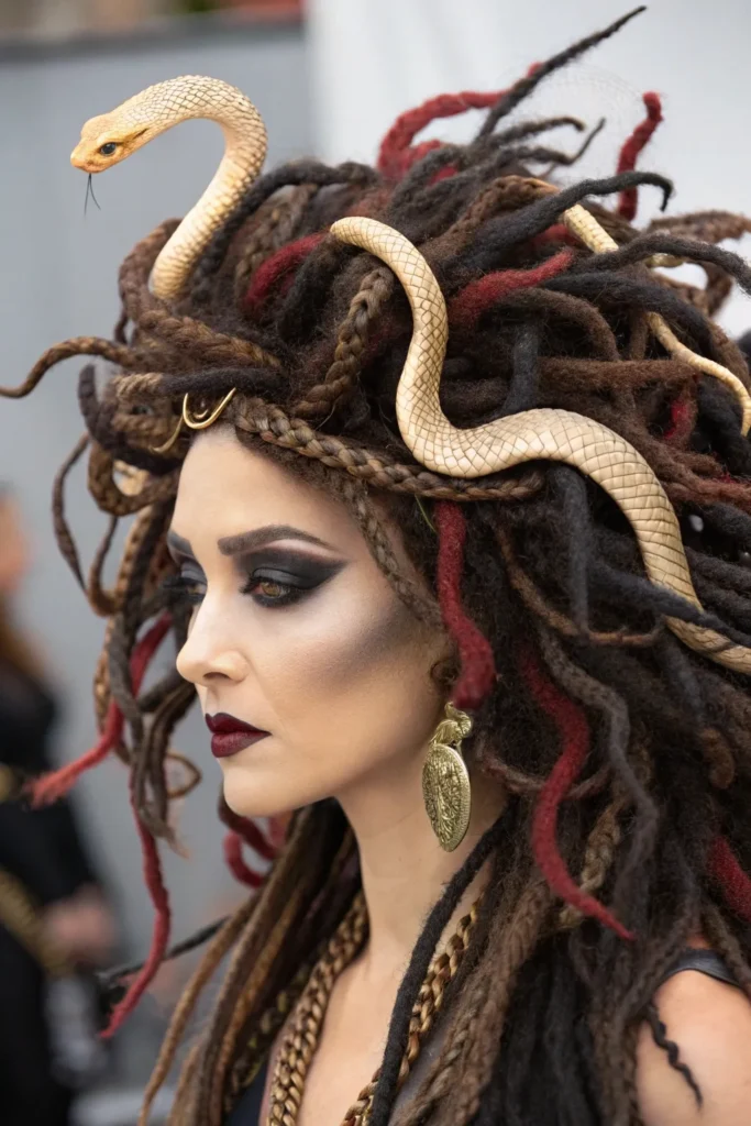 Medusa Hair Ideas: Spellbinding Halloween Hairstyles to Try This Year 38 SS16