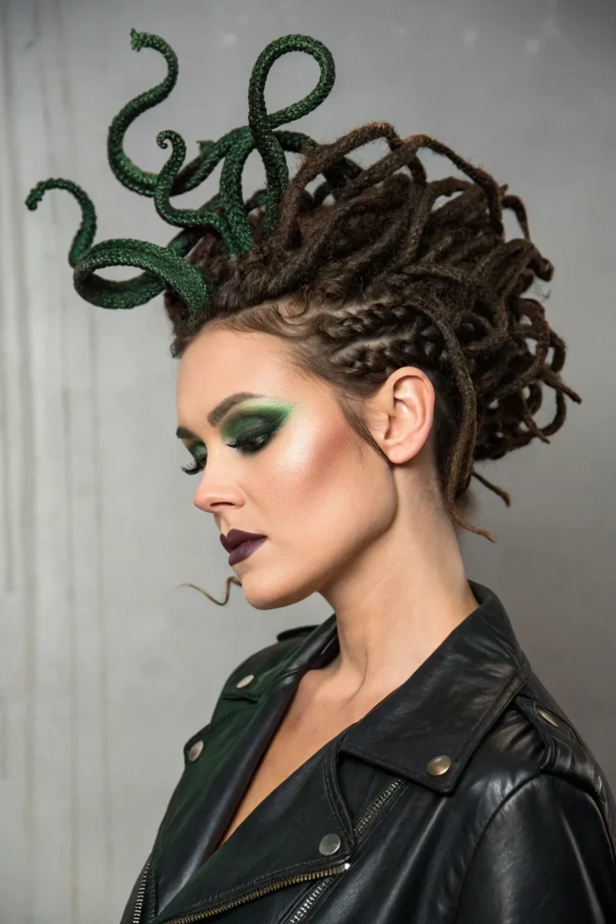Medusa Hair Ideas: Spellbinding Halloween Hairstyles to Try This Year 25 SS3