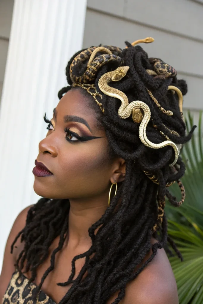 Medusa Hair Ideas: Spellbinding Halloween Hairstyles to Try This Year 27 SS5