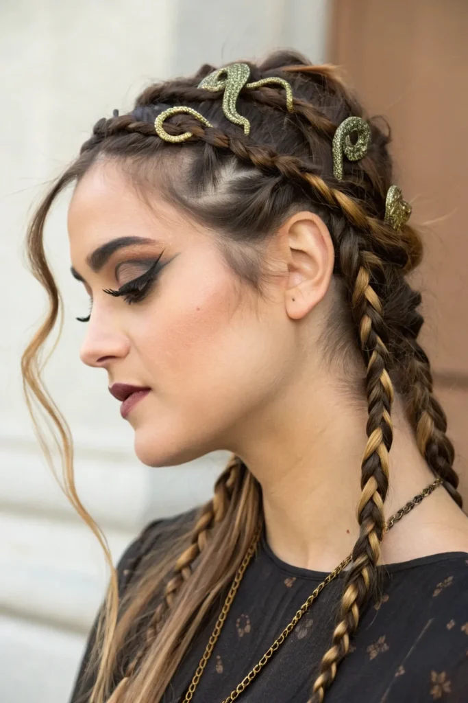 Medusa Hair Ideas: Spellbinding Halloween Hairstyles to Try This Year 31 SS9