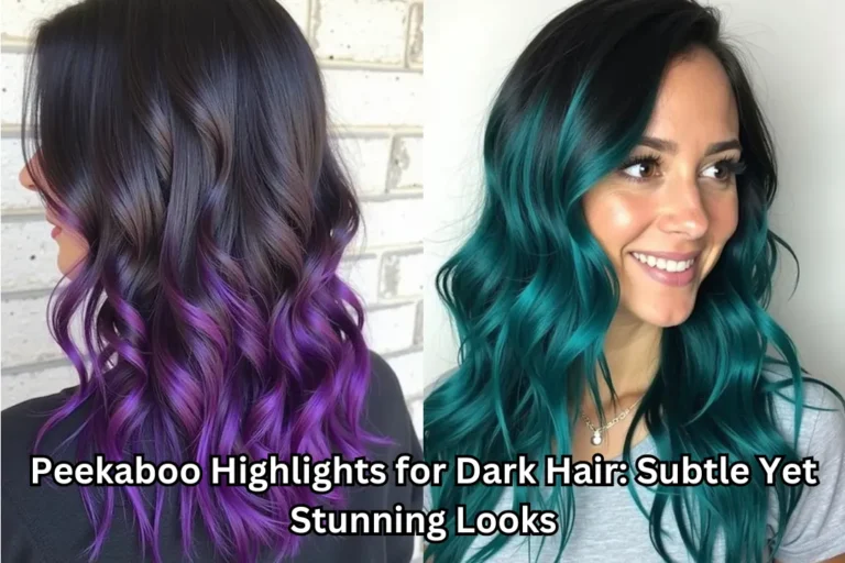 15 Peekaboo Highlights for Dark Hair: Subtle Yet Stunning Looks