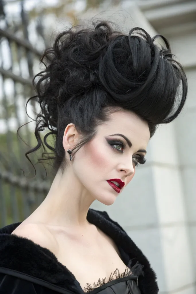Vampire Hairstyles for Women: Top Halloween Looks to Dazzle and Terrify 2 fj1