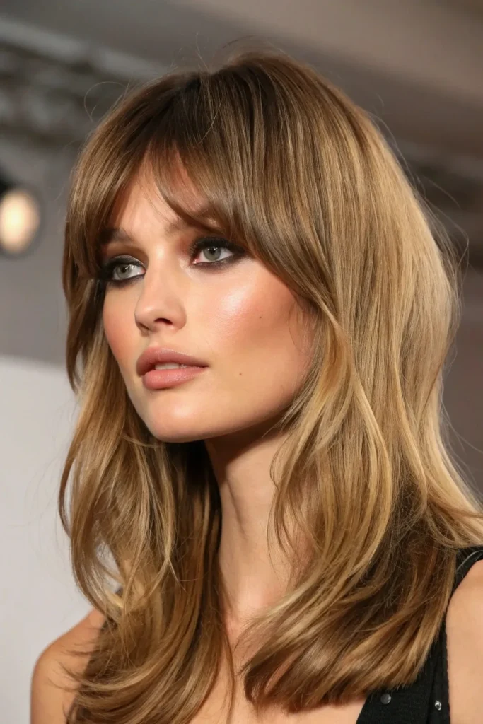 12 Elegant Hairstyles with Bangs 3 BH2 2