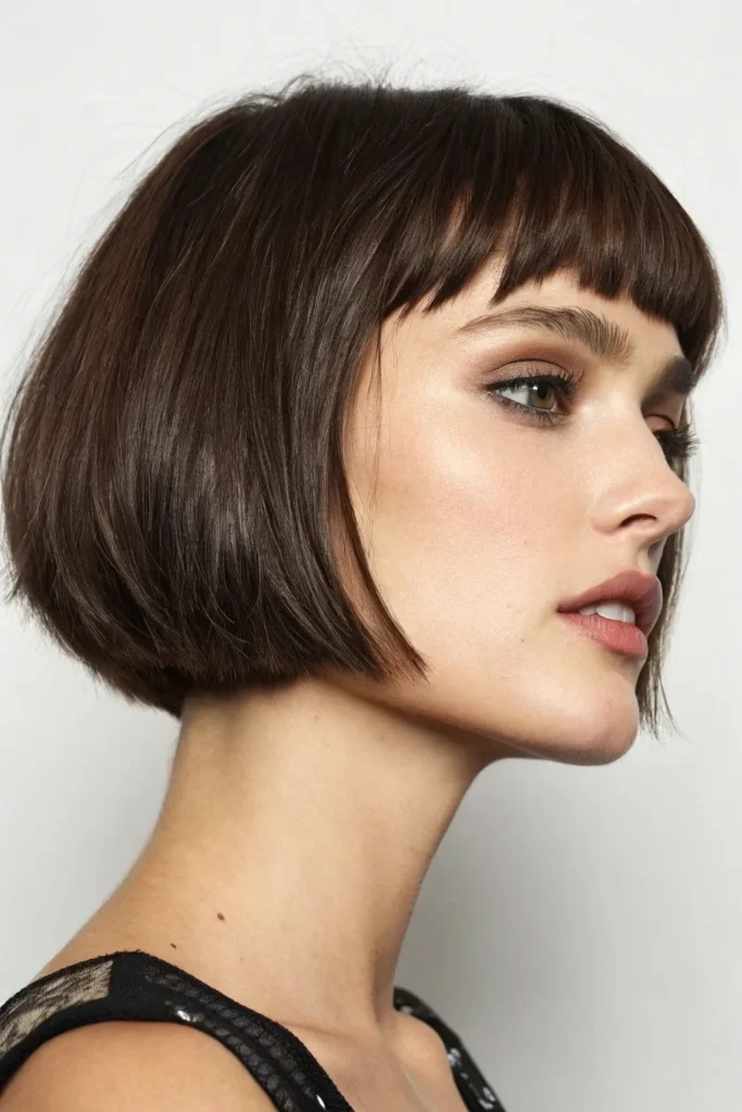 17 Modern Bob Hairstyles with Bangs 10 BH9 1