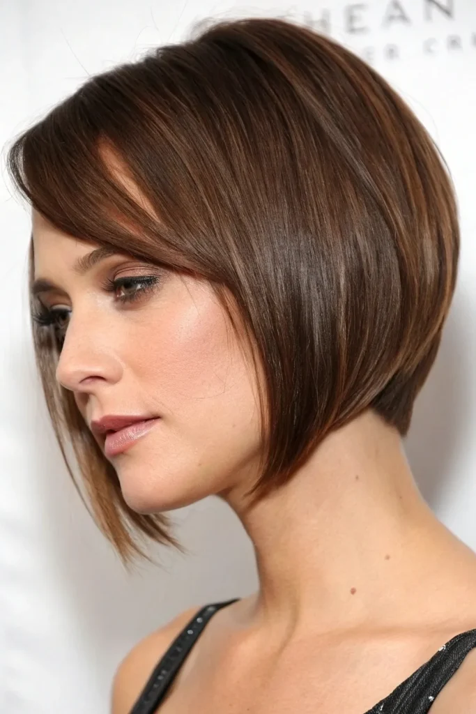 12 Elegant Hairstyles with Bangs 10 BH9 2