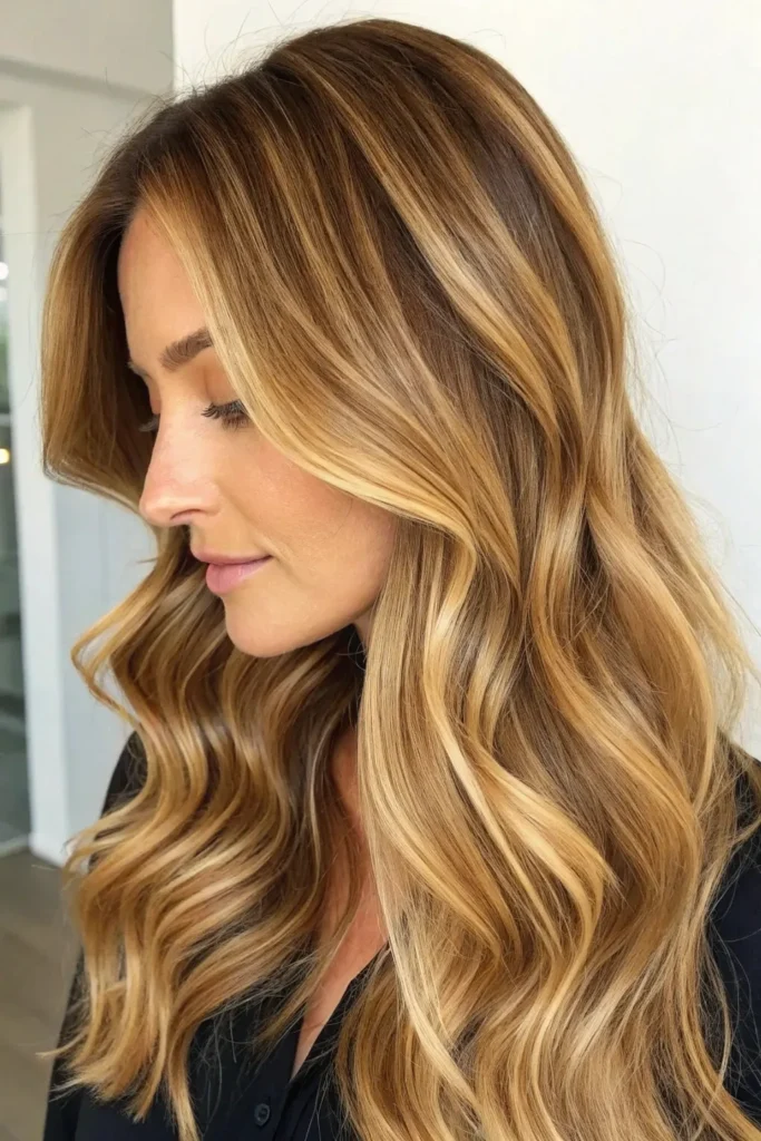 20 Golden Blonde Balayage Ideas: Stunning Hairstyles to Light Up Your Look 10 BH9