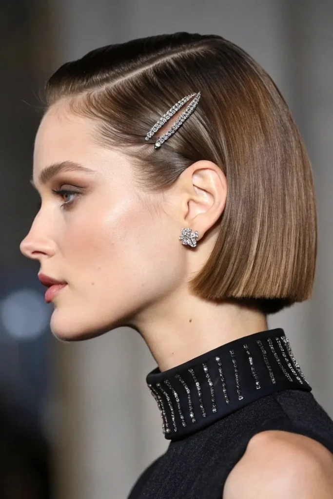 Sparkle & Shine: 22 Jaw-Dropping New Year's Hairstyles for Short Hair to Dazzle Your Way Into 2025 26 NY2