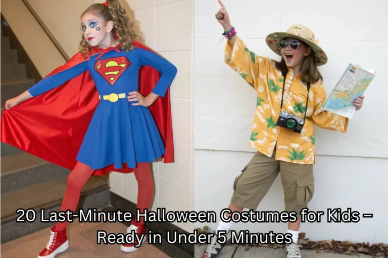 Last-Minute Halloween Costumes for Kids – Ready in Under 5 Minutes 29 Last-Minute Halloween Costumes for Kids – Ready in Under 5 Minutes