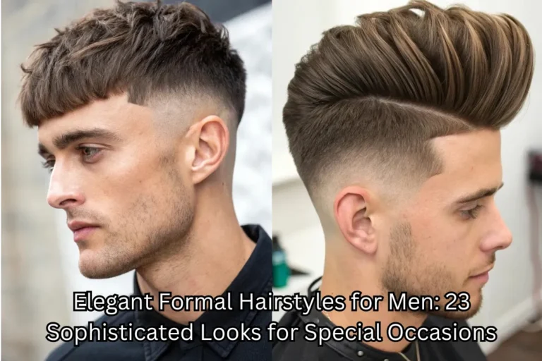 Elegant Formal Hairstyles for Men: 23 Sophisticated Looks for Special Occasions