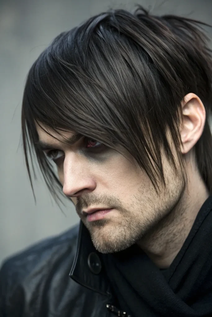 23 Vampire Hairstyles for Men: Stand Out This Halloween 17 vh17