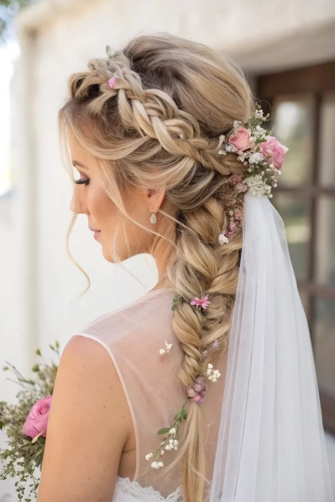 18 Glamorous Bridal Shower Hairstyles for the Bride 15 BH14