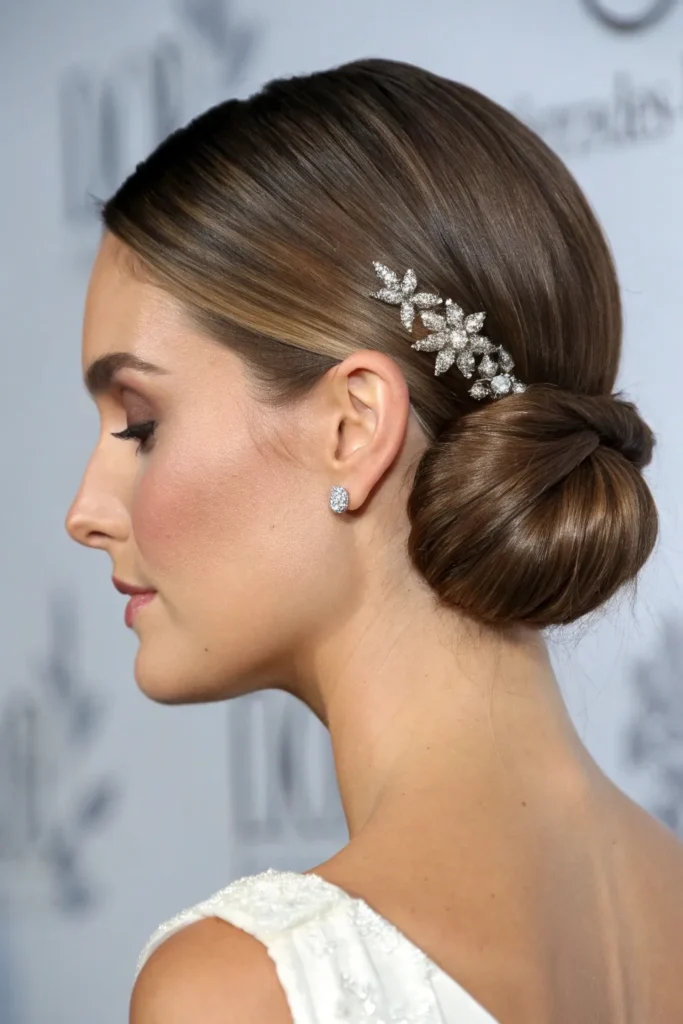 18 Glamorous Bridal Shower Hairstyles for the Bride 4 BH3