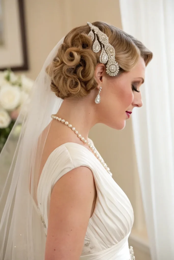 18 Glamorous Bridal Shower Hairstyles for the Bride 6 BH5
