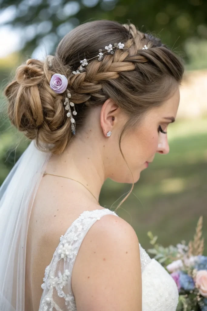 18 Glamorous Bridal Shower Hairstyles for the Bride 10 BH9