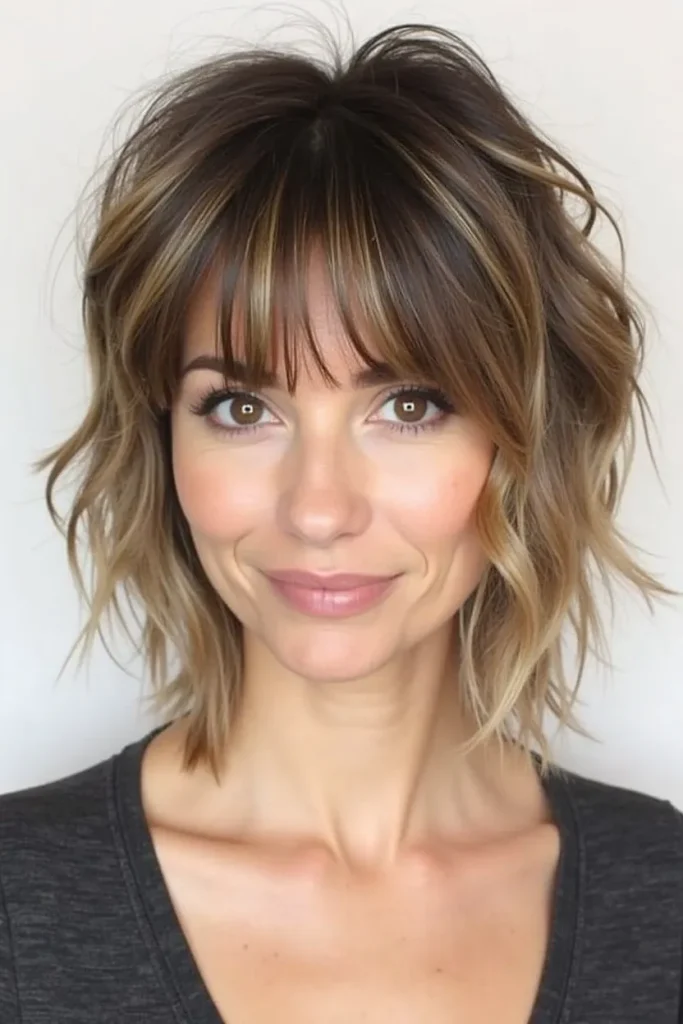 19 Face Framing Layers with Bangs Ideas 13 LL12
