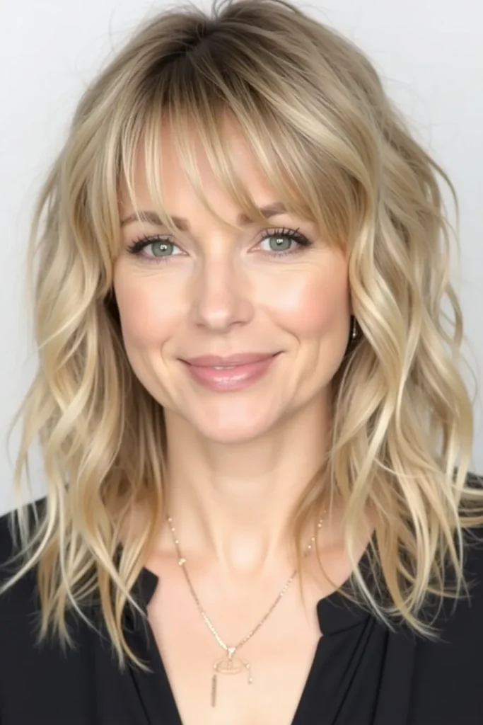 19 Face Framing Layers with Bangs Ideas 3 LL2