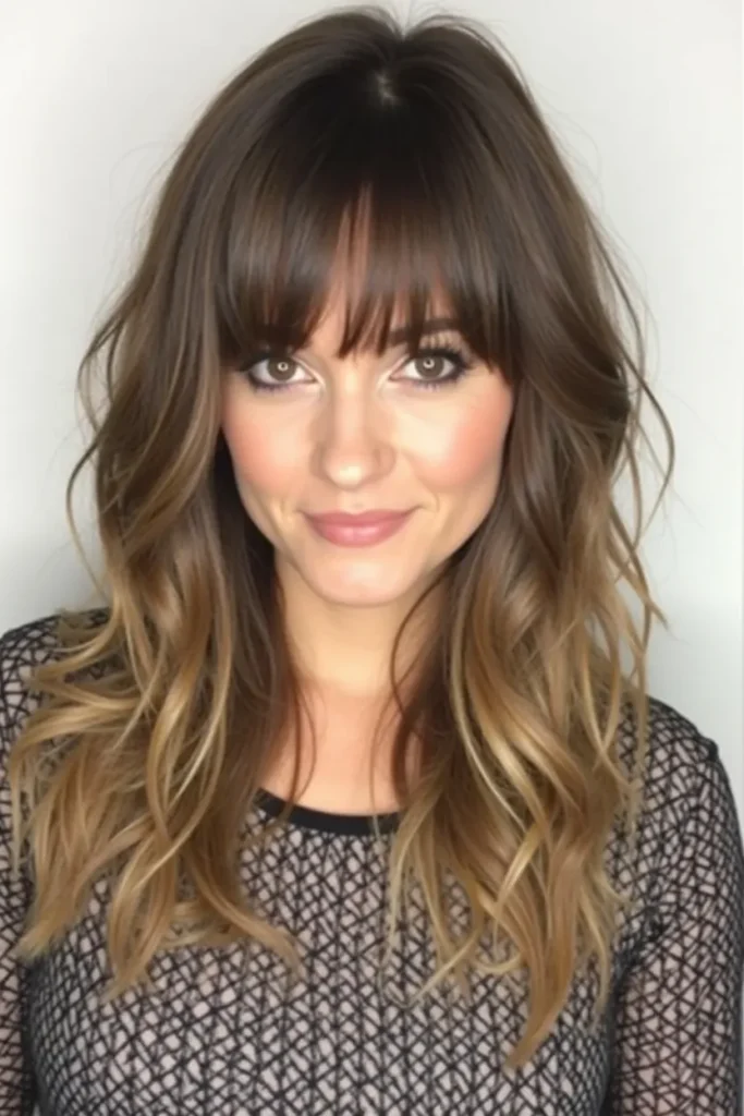 19 Face Framing Layers with Bangs Ideas 8 LL7