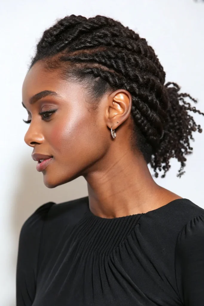 17 Flawless Middle Part Hairstyles for Black Women 16 MH15
