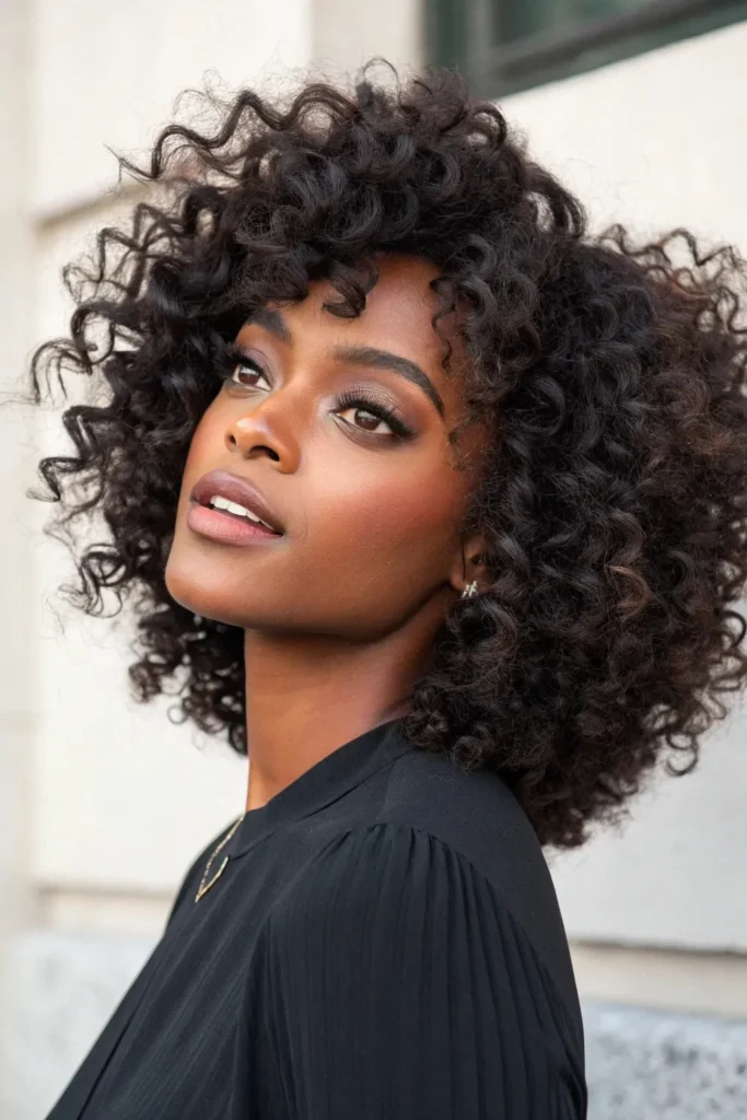 17 Flawless Middle Part Hairstyles for Black Women 4 MH3