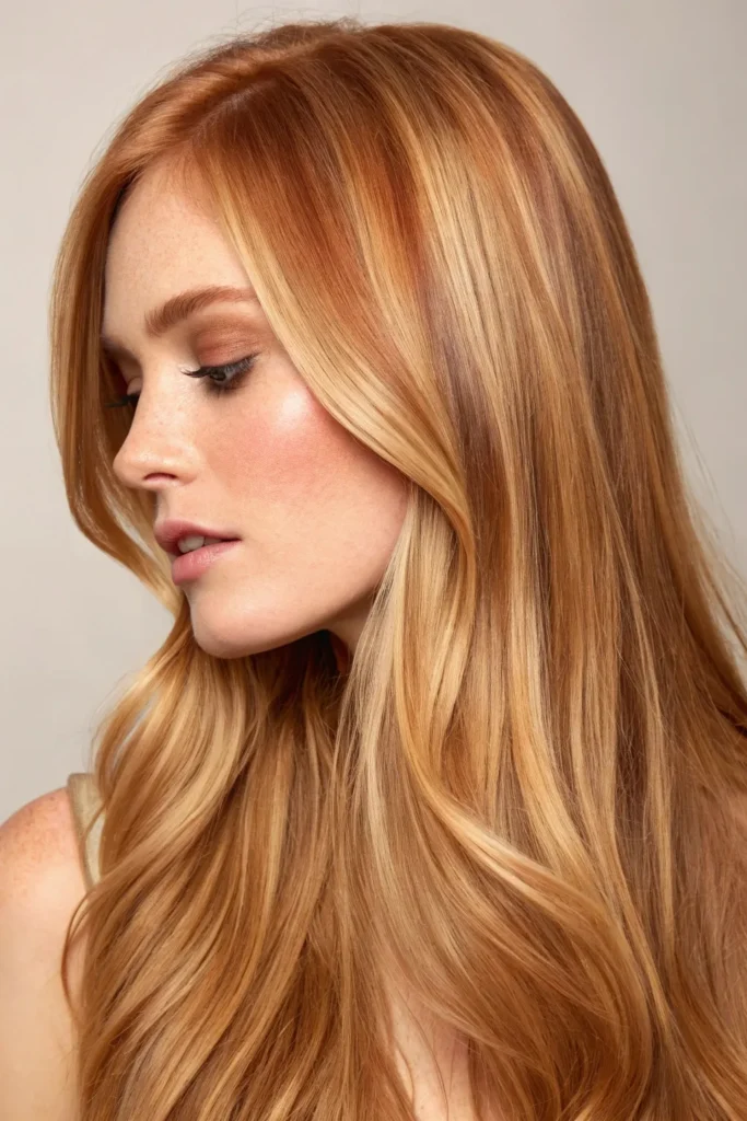 19 Stunning Strawberry Blonde Balayage Ideas 11 SB10