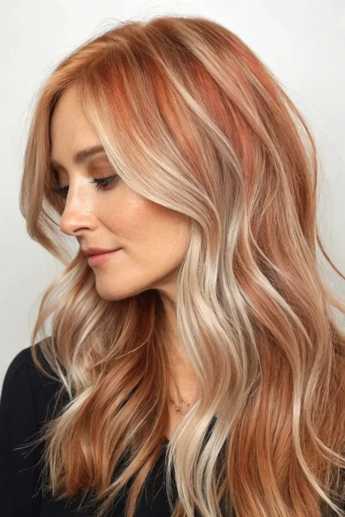 19 Stunning Strawberry Blonde Balayage Ideas 15 SB14