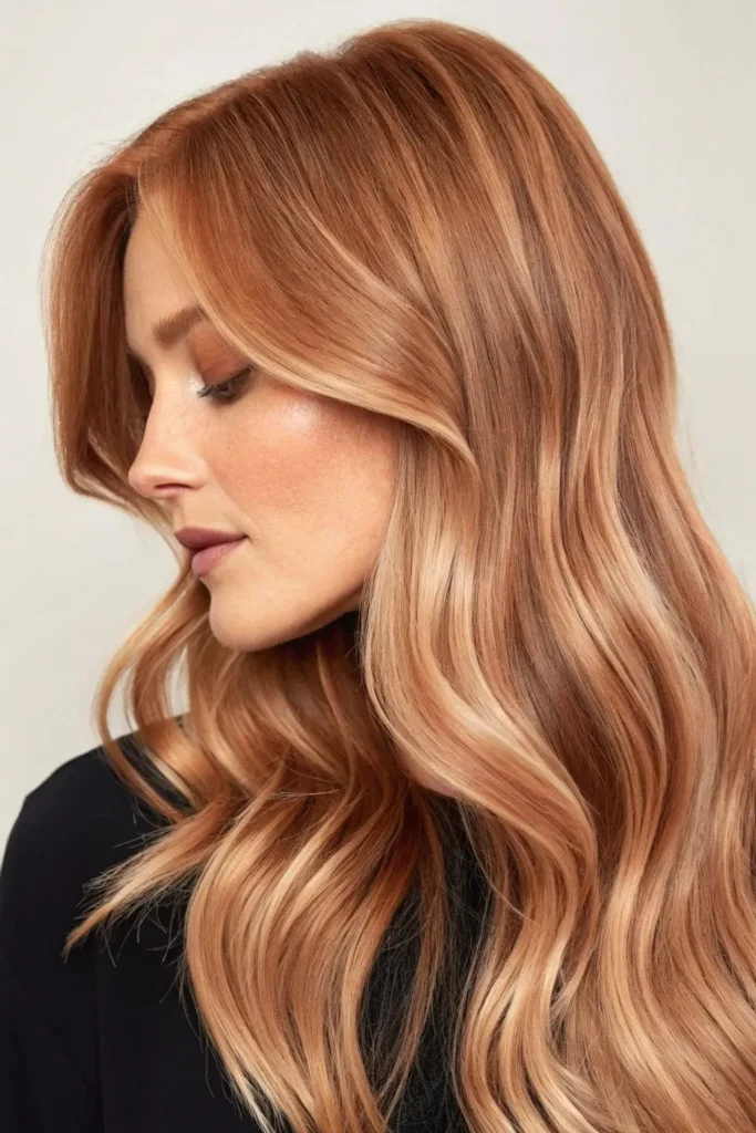 19 Stunning Strawberry Blonde Balayage Ideas 18 SB17
