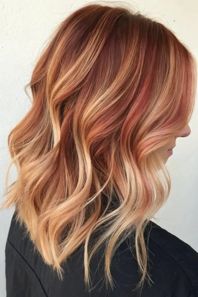 19 Stunning Strawberry Blonde Balayage Ideas 20 SB19