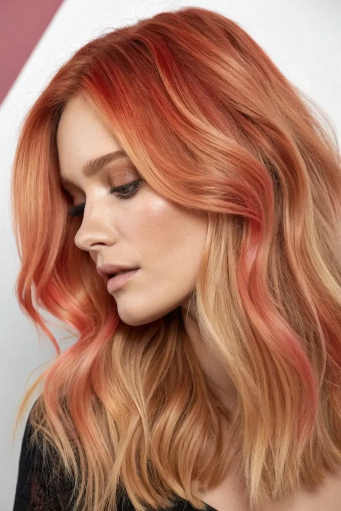 19 Stunning Strawberry Blonde Balayage Ideas 5 SB4