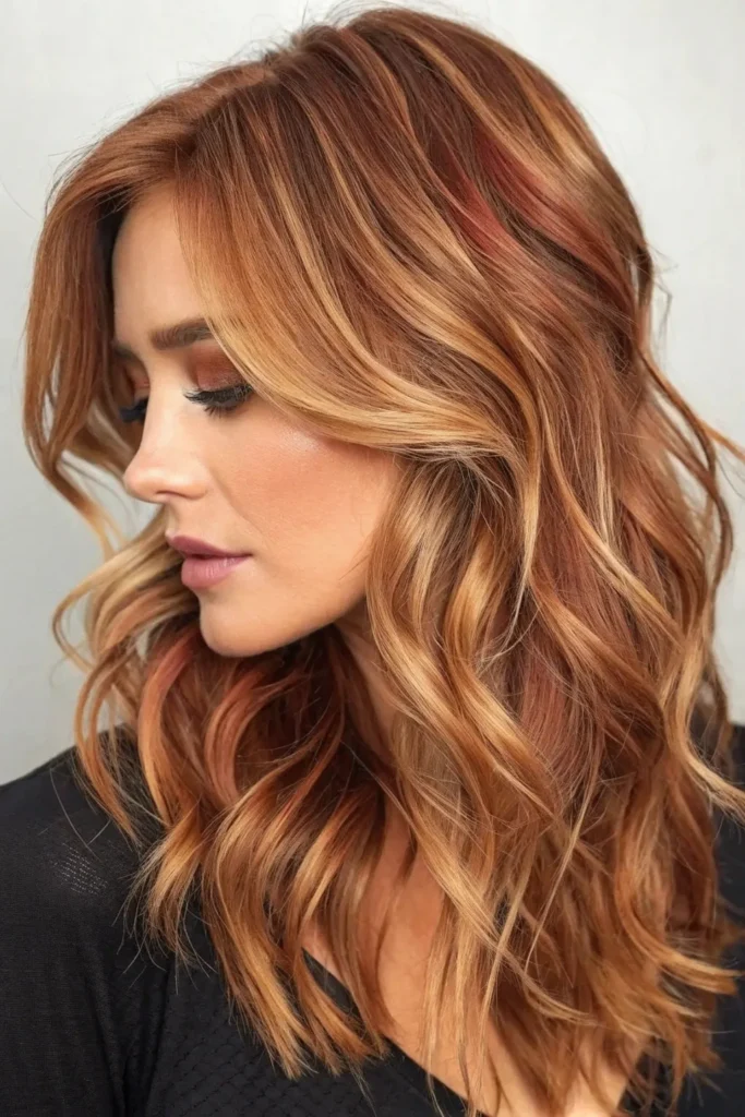 19 Stunning Strawberry Blonde Balayage Ideas 6 SB5