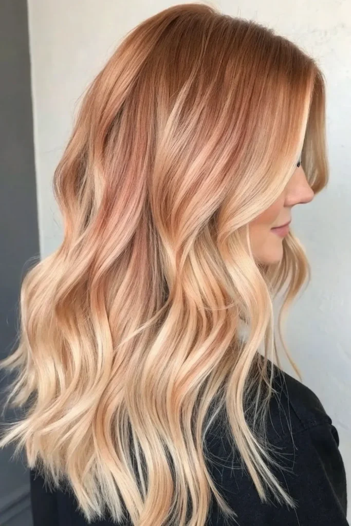 19 Stunning Strawberry Blonde Balayage Ideas 7 SB6