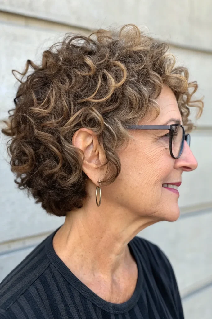 14 Chic Short Hairstyles For Women Over 50 That Look Great With Glasses 11 BC10