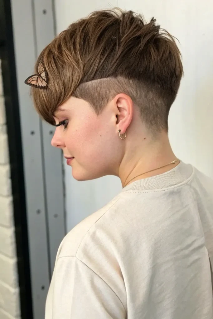 16 Butterfly Haircuts with Bangs for Long Hair and Round Faces 10 CB9