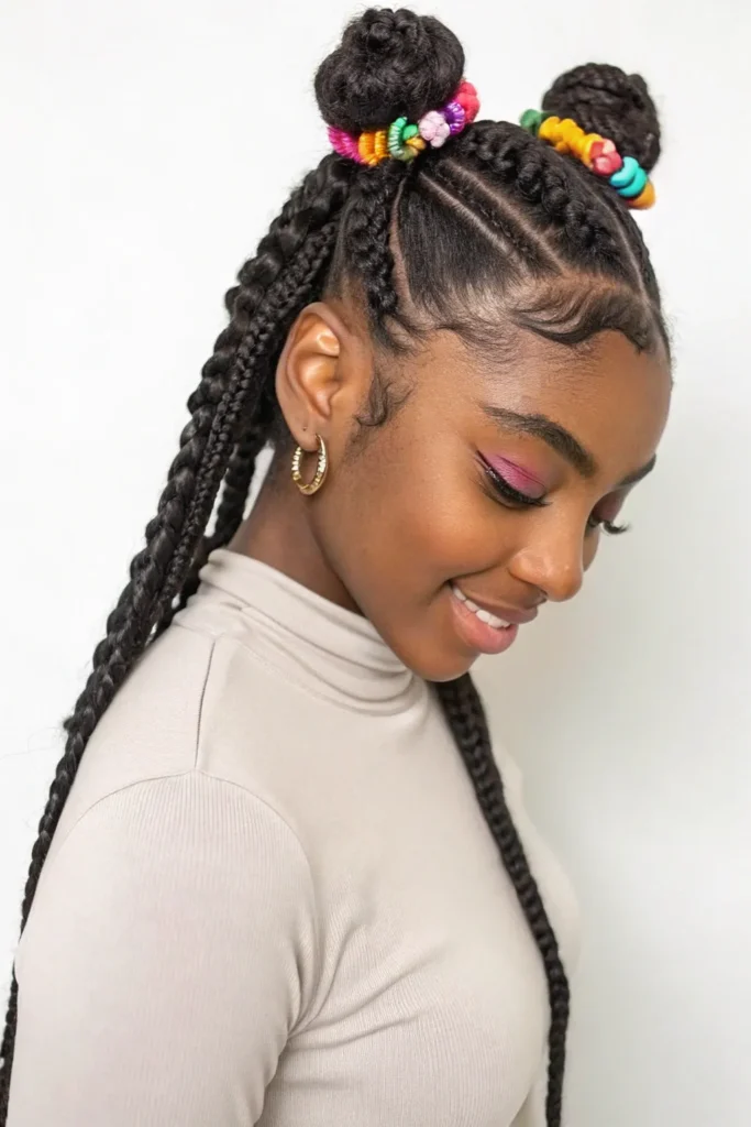 14 Braided Half Up Half Down Hairstyles for Black Women You Can’t Miss 15 CH14
