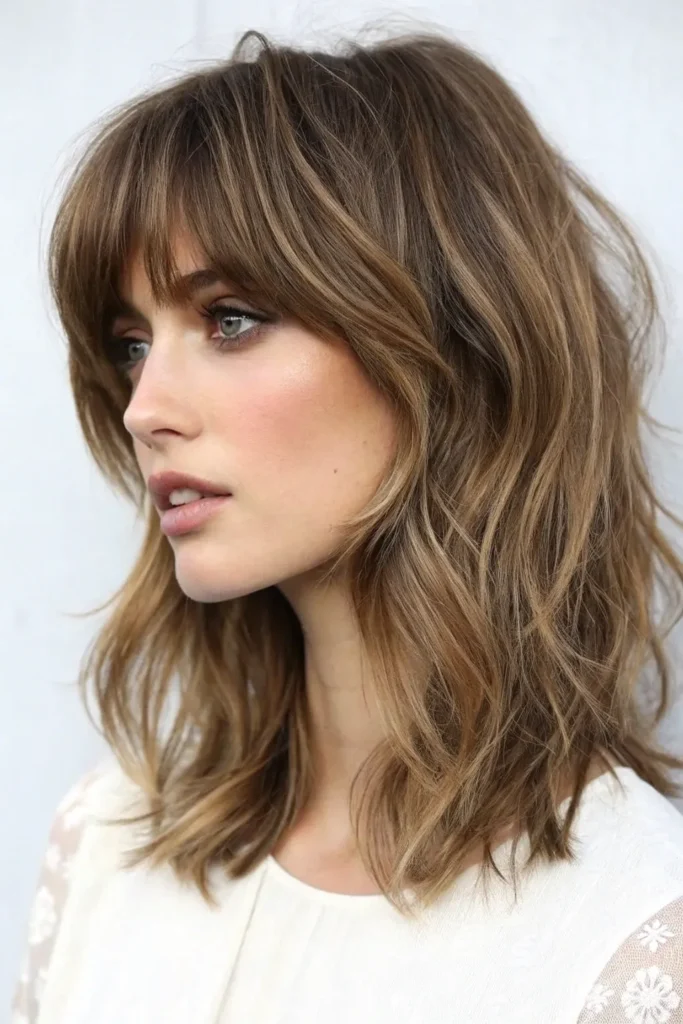 12 Medium-Length Shag Haircuts You'll Want To Try 3 CM2