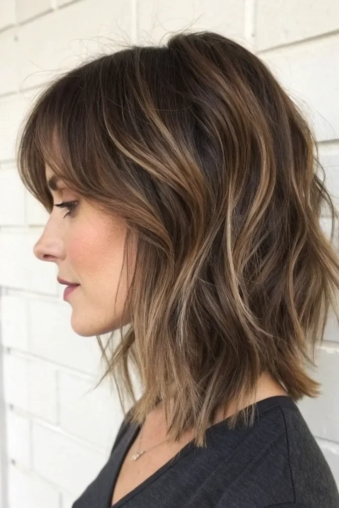 12 Medium-Length Shag Haircuts You'll Want To Try 5 CM4