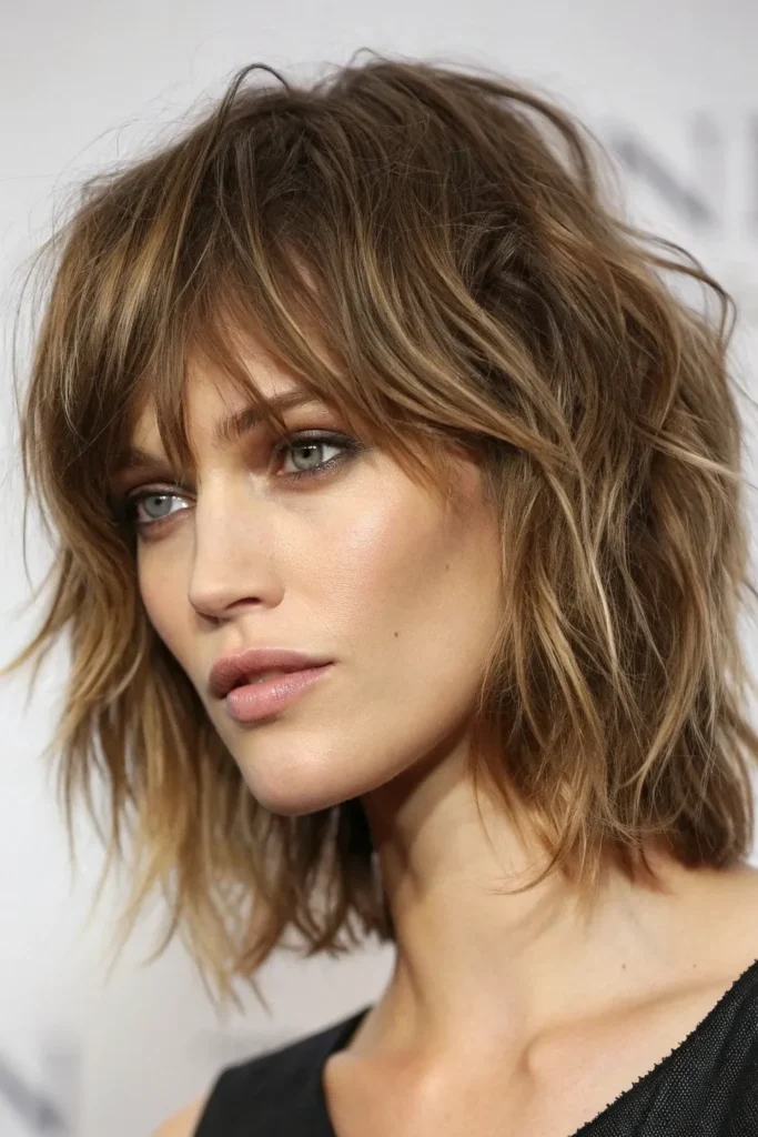 12 Medium-Length Shag Haircuts You'll Want To Try 8 CM7