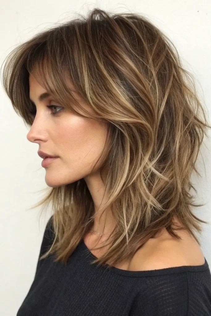 12 Medium-Length Shag Haircuts You'll Want To Try 9 CM8
