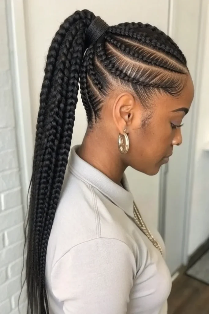 10 Gorgeous Braided Hairstyles for Black Women Cornrows Edition 4 CP3