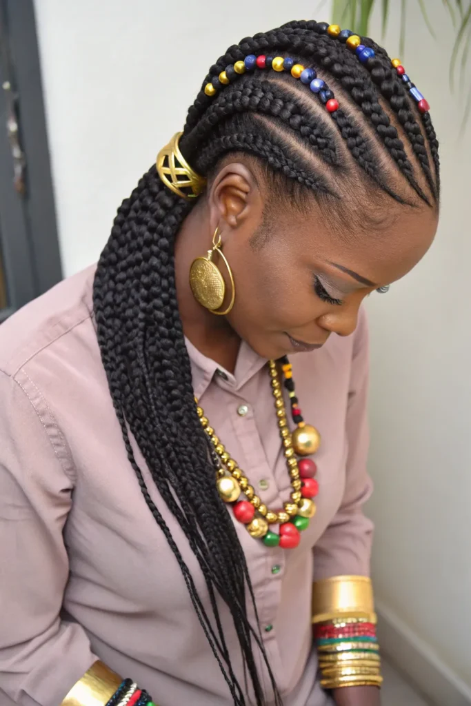10 Gorgeous Braided Hairstyles for Black Women Cornrows Edition 6 CP5