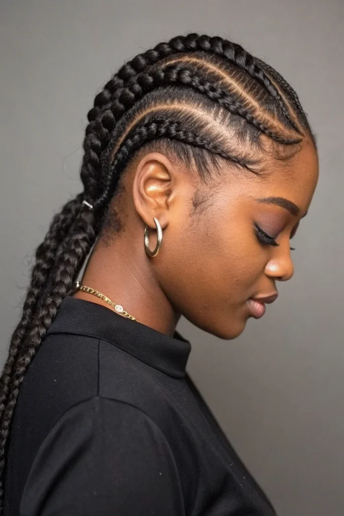 10 Gorgeous Braided Hairstyles for Black Women Cornrows Edition 7 CP6