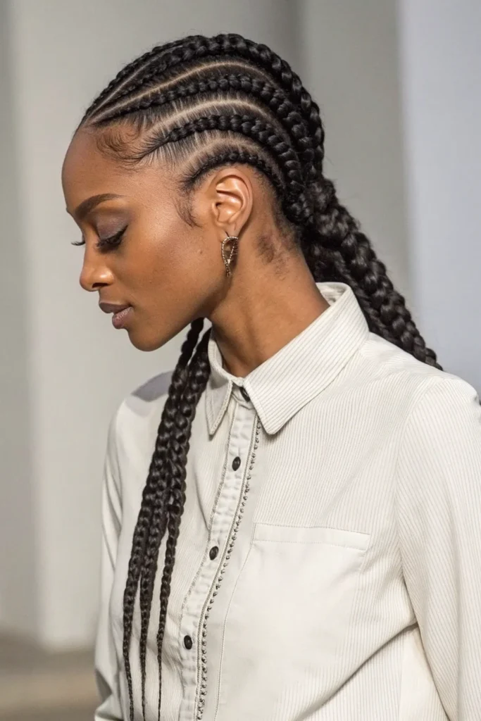 10 Gorgeous Braided Hairstyles for Black Women Cornrows Edition 9 CP8
