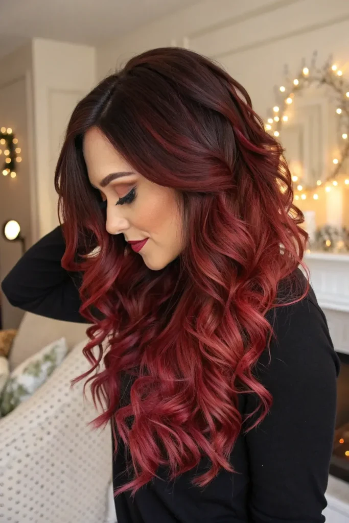 15 Festive Christmas Hair Color Wigs to Try This Season for a Stunning Holiday Look 16 CR15