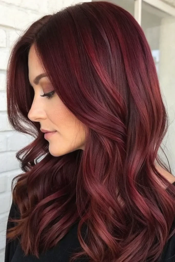 15 Stunning Burgundy Hair Color Ideas That Will Turn Heads 2 DB1